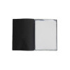 OUTLET - Porta menu in fibra di cellulosa - formato 23,2x31,8 cm (A4) - colore nero - 2 buste - senza etichette