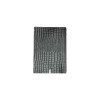 OUTLET - Menu Cover in real bonded leather - format 16,5x23,1 cm (GOLFO) - color kroko BLACK - 2 envelopes