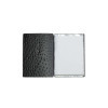 OUTLET - Porta menu in vera pelle rigenerata - formato 16,5x23,1 cm (GOLFO) - colore NERO STRUZZO - 2 buste