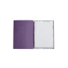 OUTLET - Porta menu in vera pelle rigenerata - formato 16,5x23,1 cm (GOLFO) - colore viola - 2 buste
