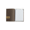 OUTLET - Menu Cover in cellulose fiber - format 16,5x23,1 cm (GOLFO) - color BROWN - 2 envelopes