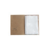 OUTLET - Menu Cover in cellulose fiber - format 16,5x23,1 cm (GOLFO) - color natural - 2 envelopes