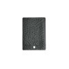 OUTLET - Menu Cover in real bonded leather - format 16,5x23,1 cm (GOLFO) - color OSTRICH BLACK - 2 envelopes - no labels