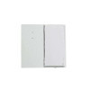 OUTLET - Menu Cover in real bonded leather - format 12,5x24,1 cm (POPIS) - color OSTRICH WHITE - 2 envelopes