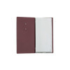 OUTLET - Menu Cover in real bonded leather - format 12,5x24,1 cm (POPIS) - color BURGUNDY - 2 envelopes