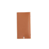 OUTLET - Menu Cover in real bonded leather - format 12,5x24,1 cm (POPIS) - color ORANGE - 2 envelopes - no labels