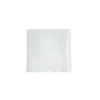 OUTLET - Menu Cover in real bonded leather - format 23x23,1 cm (QUADRATO) - color kroko WHITE - 2 envelopes
