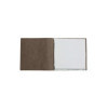 OUTLET - Menu Cover in cellulose fiber - format 23x23,1 cm (QUADRATO) - color BROWN - 2 envelopes