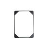 OUTLET - Menu Cover in PVC heat sealed - format MONOANTA - color BLACK