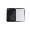 OUTLET - Porta menu in PVC termosaldato - formato A4 - colore nero - 6+2 buste - scritta carta