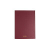 OUTLET - Menu Cover in PVC heat sealed - format A4 - color BURGUNDY - printed vini