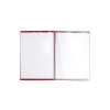 OUTLET - Menu Cover in PVC heat sealed - format A4 - color BURGUNDY - printed vini
