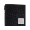 Porta Menu 23,2x31,8 cm (A4) etichetta METAL STANDARD "menu" 2 buste (4 facciate) elastico nero FASHION NERO STRUZZO