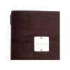 Porta Menu 17,4x31,8 cm (4RE) etichetta METAL STANDARD "menu" 2 buste (4 facciate) elastico nero SUGHERO MARRONE sp. 2.5