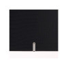 Porta Menu 16,5x23,1 cm (GOLFO) etichetta METAL STANDARD "menu" 2 buste (4 facciate) elastico nero FASHION NERO KROKO