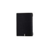 Porta Menu 16,5x23,1 cm (GOLFO) etichetta METAL "personalizzata" (minimo 18 pezzi) 2 buste (4 facciate) elastico nero FASHION NE