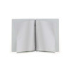 menu holder 16,5x23,1 cm (GOLFO) "personalized" METAL label (min. 18 pcs) 2 envelopes (4 sides) elastic FASHION WHITE KROKO