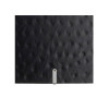 Porta Menu 17,4x31,8 cm (4RE) etichetta METAL STANDARD "menu" 2 buste (4 facciate) elastico nero FASHION NERO STRUZZO