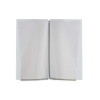 menu holder 17,4x31,8 cm (4RE) "personalized" METAL label (min. 18 pcs) 2 envelopes (4 sides) elastic FASHION WHITE OSTRICH