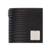 Porta Menu 23,2x31,8 cm (A4) etichetta METAL STANDARD "menu" 2 buste (4 facciate) elastico nero FASHION NERO KROKO