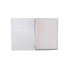 Porta Menu 23,2x31,8 cm (A4) etichetta METAL STANDARD "menu" 2 buste (4 facciate) elastico nero FASHION BIANCO KROKO