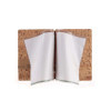Porta Menu 16,5x23,1 cm (GOLFO) etichetta PATCH "menu" 2 buste (4 facciate) elastico nero SUGHERO NATURALE sp. 1.4