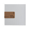 menu holder 16,5x23,1 cm (GOLFO) PATCH label "personalized" (min. 18 pcs) 2 envelopes (4 sides) elastic FASHION WHITE KROKO