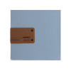 menu holder 16,5x23,1 cm (GOLFO) PATCH label "menu" 2 envelopes (4 sides) elastic JUTE SKY BLUE
