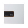 Porta Menu 17,4x31,8 cm (4RE) etichetta PATCH "personalizzata" (minimo 18 pezzi) solo elastico nero CHEF BIANCO
