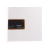 Porta Menu 31,7x23,1 cm (A4 ORIZZONTALE) etichetta PATCH "personalizzata" (minimo 18 pezzi) solo elastico nero CHEF BIANCO