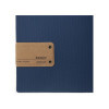 menu holder 17,4x31,8 cm (4RE) PATCH label "personalized" (min. 18 pcs) 2 envelopes (4 sides) elastic JUTE JEANS