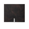 Porta Menu 17,4x31,8 cm (4RE) etichetta METAL STANDARD "menu" 2 buste (4 facciate) elastico rosso JUTA MARRONE