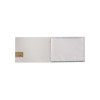 Porta Menu 31,7x23,1 cm (A4 ORIZZONTALE) etichetta PATCH "personalizzata" (minimo 18 pezzi) 2 buste (4 facciate) elastico rosso 