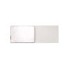 Porta Menu 31,7x23,1 cm (A4 ORIZZONTALE) etichetta PATCH "personalizzata" (minimo 18 pezzi) 2 buste (4 facciate) elastico rosso 