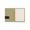 menu holder 16,5x23,1 cm (GOLFO) PATCH label "personalized" (min. 18 pcs) 2 envelopes (4 sides) elastic CHEF SAGE