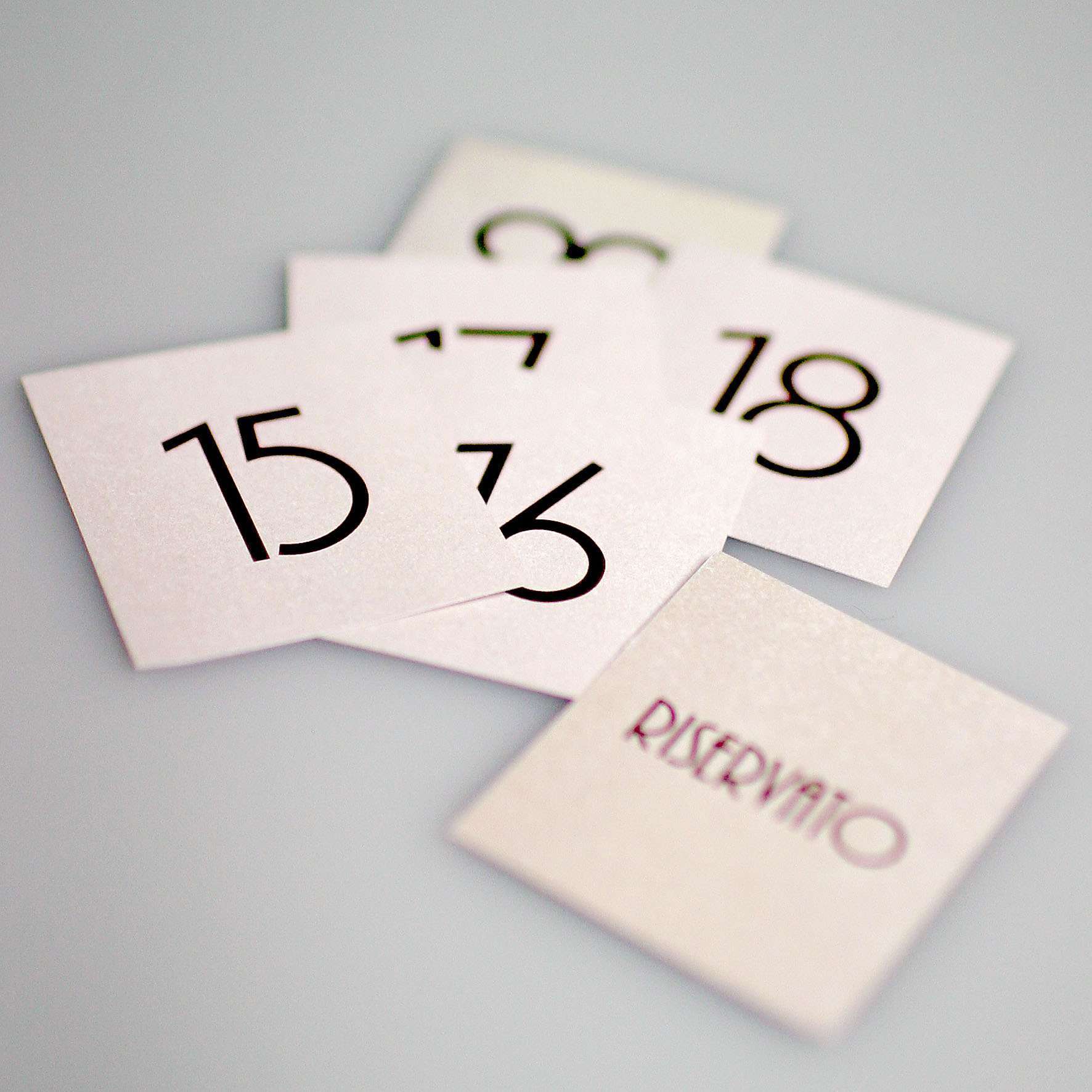 NUMBERS FOR TABLE SIGN